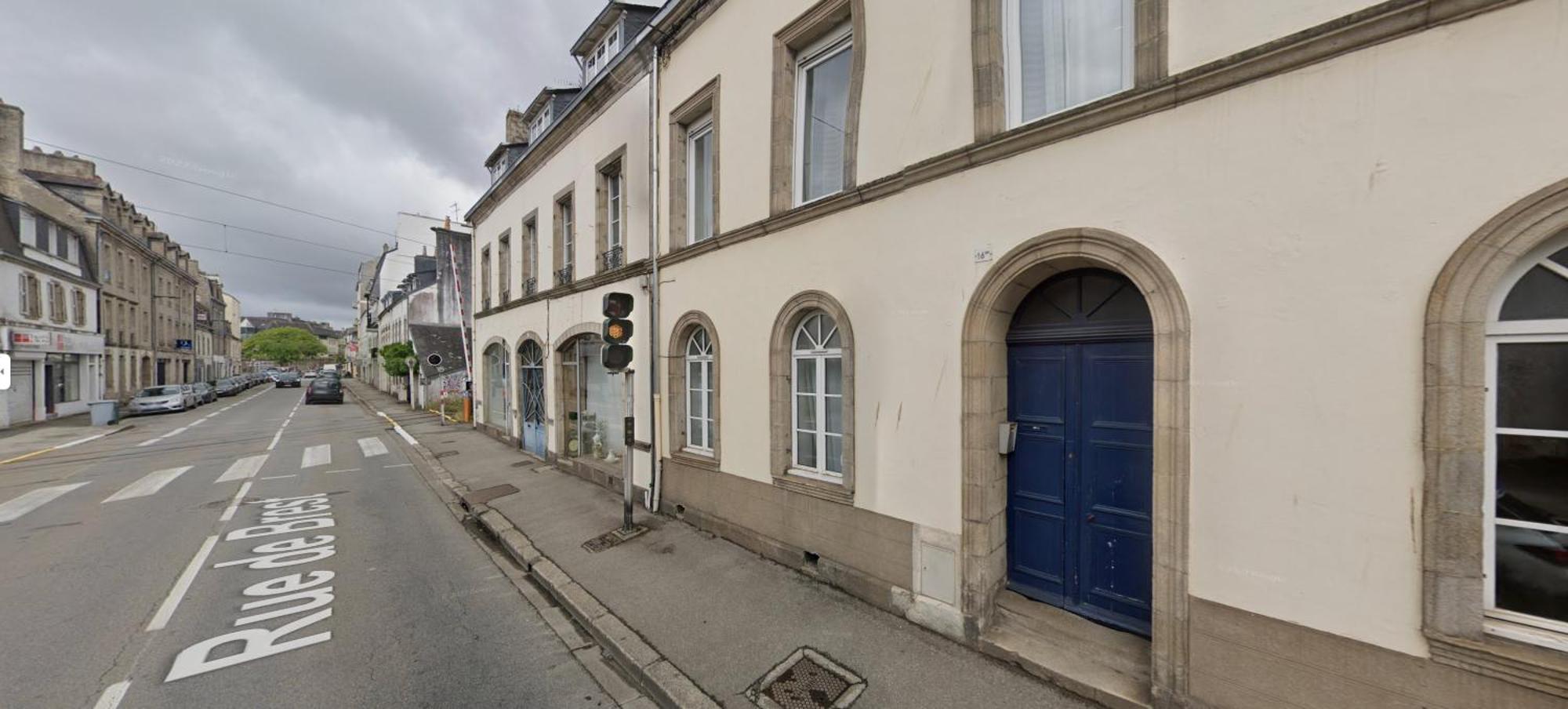 Le Noir Bois Et Blanc - Studio - Wifi - Centre Ville - Entree Autonome Quimper Eksteriør bilde